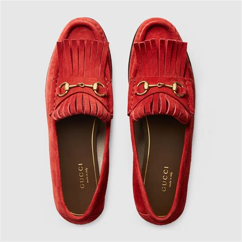 queen gucci loafers|Gucci fringe loafer.